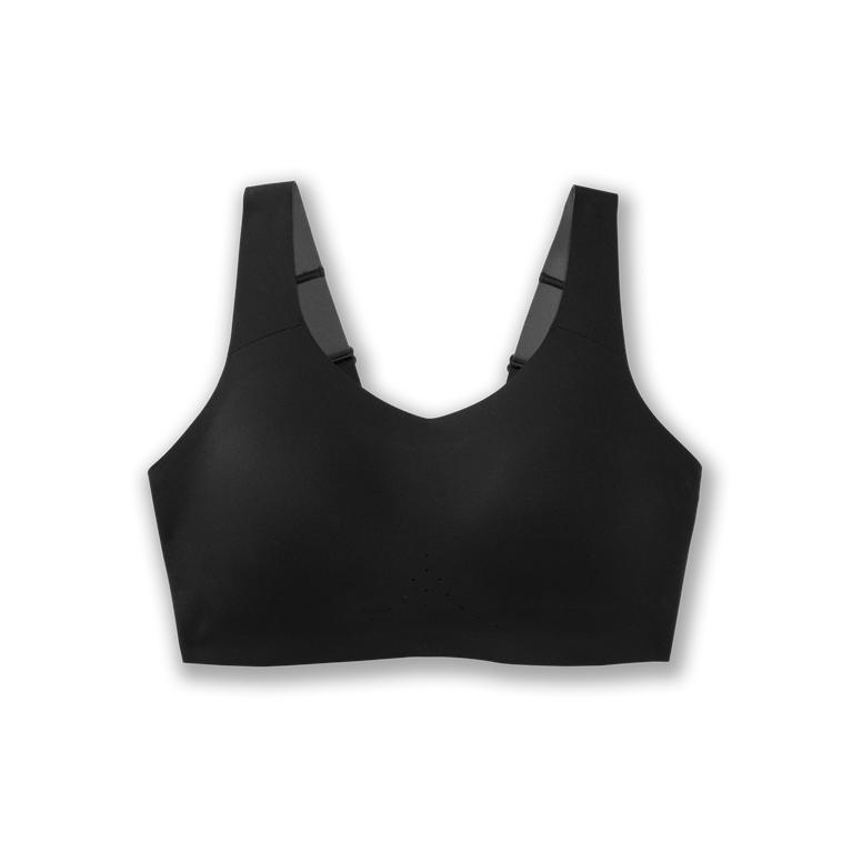 Brooks Dare Scoopback Womens Running Bra - Black - Indonesia (DAVR-61497)